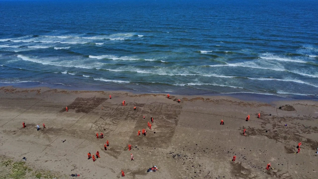 Activan respuesta ambiental tras la detección de residuos de hidrocarburo en la costa