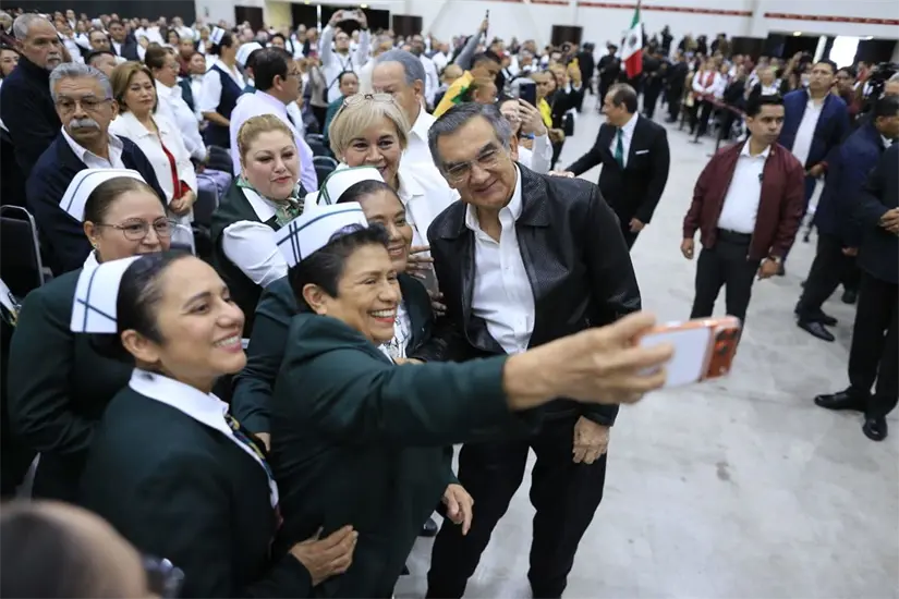 Tamaulipas presume avance sanitario y reconoce al personal de salud