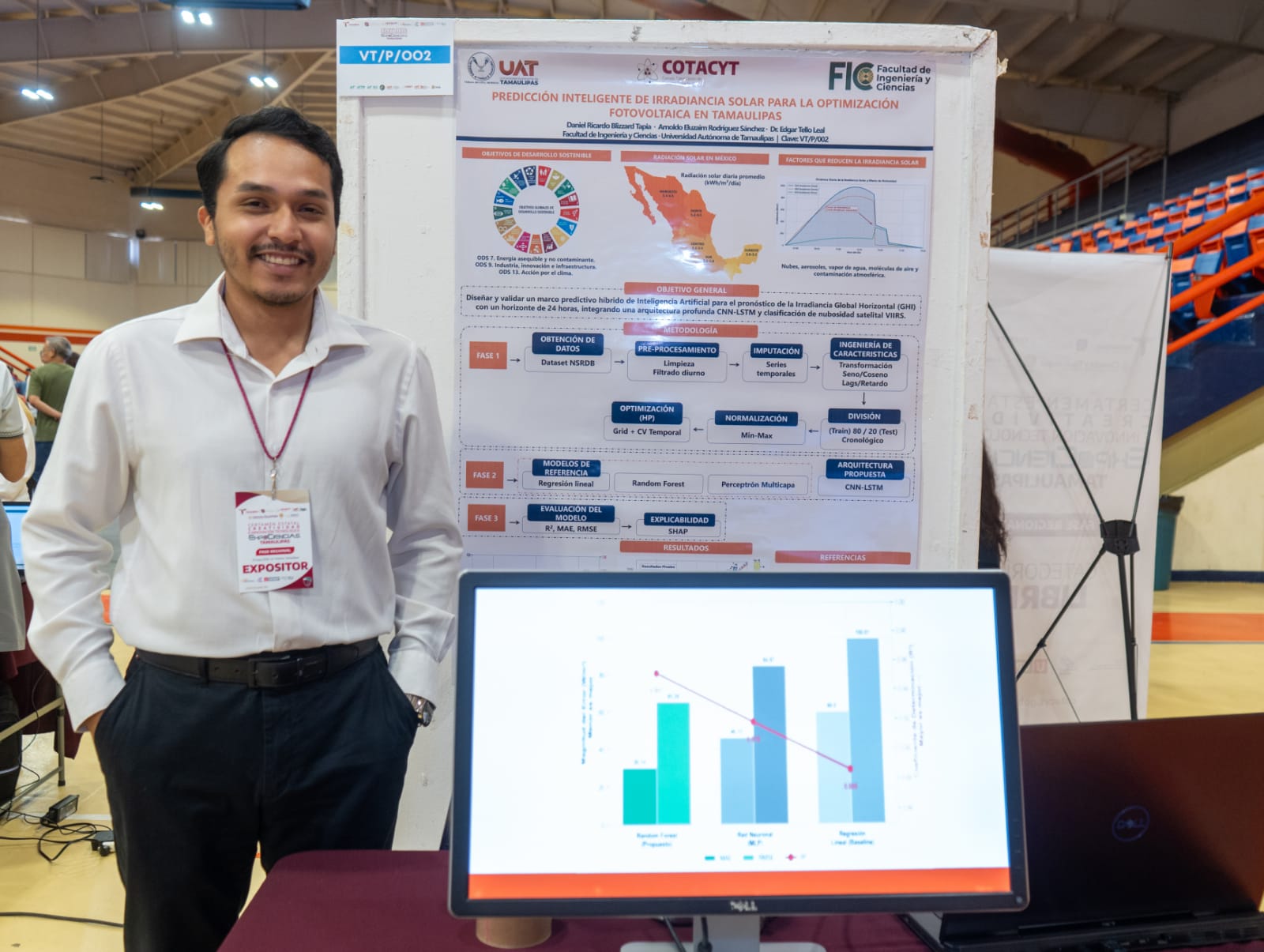 Alumnos de la UAT desarrollan IA para predecir producción solar