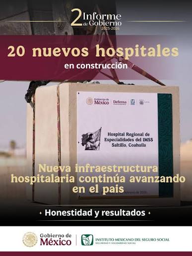 El IMSS fortalece su red hospitalaria con nuevas unidades en el país