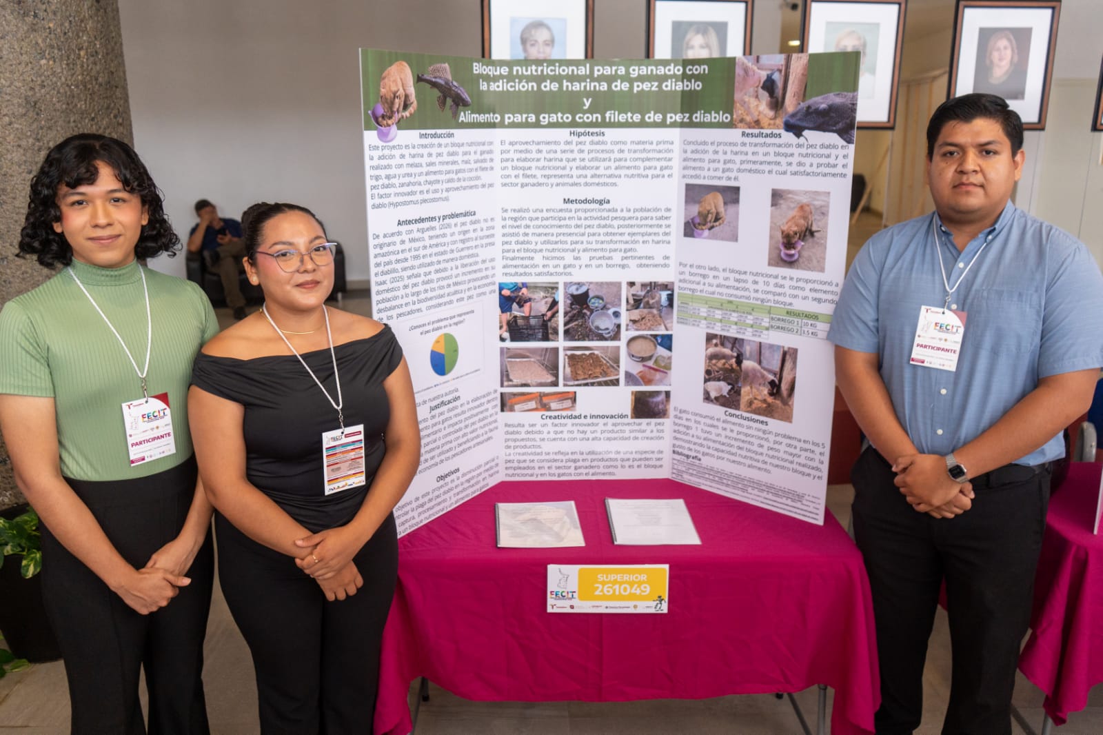 UAT proyecta avances en ciencia y tecnología: Estudiantes de la UAT transforman plaga en alimentación animal de alto valor nutricional