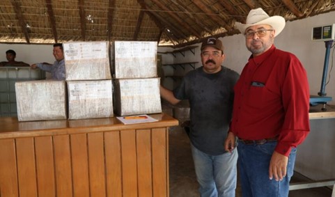 la zona centro fortalece apoyo nutricional para productores apícolas de la zona centro