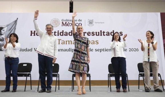 Américo está recuperando el corazón de Tamaulipas: Claudia Sheinbaum